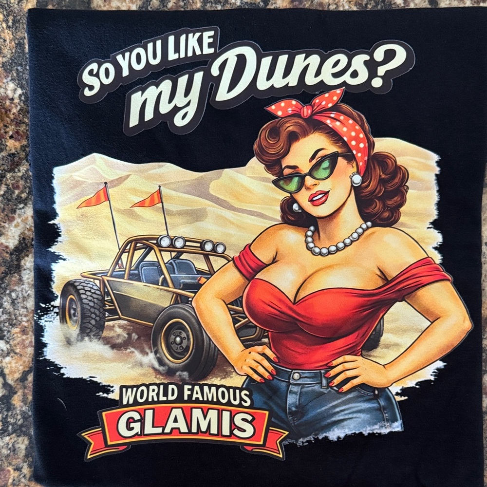 Gildan Black Tee with Retro Graphic